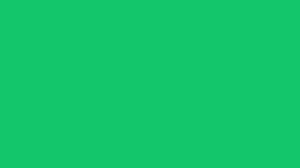 A solid green render-corruption frame